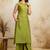 women regular kurta with palazzos