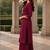 women floral embroidered regular thread work  cotton kurta with palazzos