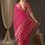 Pink pink & gold-toned woven design zari  georgette kanjeevaram saree