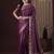 Magenta woven design zari  georgette kanjeevaram saree