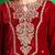 women ethnic motifs embroidered regular thread work velvet kurta with trousers & with dupatta