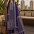 women ethnic motifs printed regular  silk kurta with trousers & with dupatta