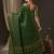 Green green & gold-toned woven design zari  georgette kanjeevaram saree