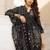 women leheriya printed pleated  cotton kurta with palazzos & with dupatta