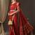 Red red & gold-toned woven design zari  georgette kanjeevaram saree