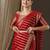 Red red & gold-toned woven design zari  georgette kanjeevaram saree