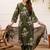 women floral embroidered beads and stones  cotton kurta with palazzos & with dupatta