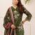 women floral embroidered beads and stones  cotton kurta with palazzos & with dupatta