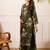 women floral embroidered beads and stones  cotton kurta with palazzos & with dupatta