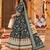 women ethnic motifs printed angrakha  cotton kurta with trousers & with dupatta