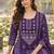 women ethnic motifs printed regular  cotton kurta with palazzos & with dupatta