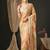Cream ethnic motifs  georgette designer banarasi saree
