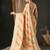 Cream ethnic motifs  georgette designer banarasi saree