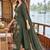 women ethnic motifs embroidered regular thread work  cotton kurta with trousers & with