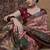 Peach kalamkari zari silk blend saree