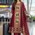 women ethnic motifs printed regular  cotton kurta with trousers & with dupatta