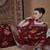 Maroon kalamkari zari silk blend sungudi saree