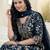 women ethnic motifs printed empire thread work  silk kurta with trousers & with dupatta