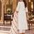 floral embroidered thread work chanderi silk kurta with trousers & dupatta