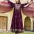 women floral printed empire mirror work kurta with pyjamas & with dupatta