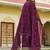 women floral printed empire mirror work kurta with pyjamas & with dupatta