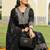 women floral printed panelled thread work kurta with trousers & with dupatta