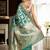 Green woven design chanderi saree