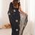 Black embellished embroidered tissue saree
