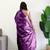Magenta tissue saree with blouse