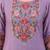 floral yoke design chanderi cotton straight kurta with trousers & dupatta