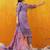 floral yoke design chanderi cotton straight kurta with trousers & dupatta