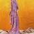 floral yoke design chanderi cotton straight kurta with trousers & dupatta