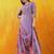 floral yoke design chanderi cotton straight kurta with trousers & dupatta