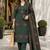 women ethnic motifs embroidered regular thread work  cotton kurta with trousers & with