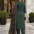 women ethnic motifs embroidered regular thread work  cotton kurta with trousers & with