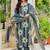 women floral printed regular  cotton kurta with trousers & with dupatta