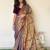 Copper solid tissue saree