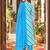 women ethnic motifs printed regular chanderi silk kurta with trousers & with dupatta