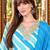 women ethnic motifs printed regular chanderi silk kurta with trousers & with dupatta