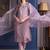 women floral embroidered kurta with trousers & dupatta