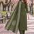 women ethnic motifs printed regular  cotton kurta with trousers & with dupatta