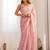 Mauve embellished sequinned  georgette saree