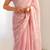 Mauve embellished sequinned  georgette saree