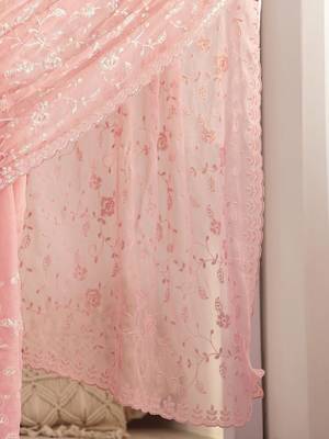 Mauve embellished sequinned  georgette saree 5