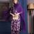 women floral printed sequinned kurta with palazzos & dupatta