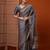 Grey grey bagh printed saree