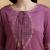 women embroidered sequinned kurta with trousers & with dupatta