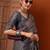 Grey grey bagh printed saree