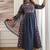 women ethnic motifs printed empire  cotton kurta with trousers & with dupatta