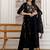 women ethnic motifs embroidered empire sequinned kurta with trousers & with dupatta
